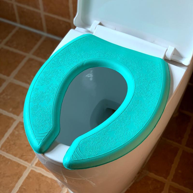 防水马桶垫韩国pvc家用粘贴坐便垫水洗速干可擦坐便套隔凉马桶垫