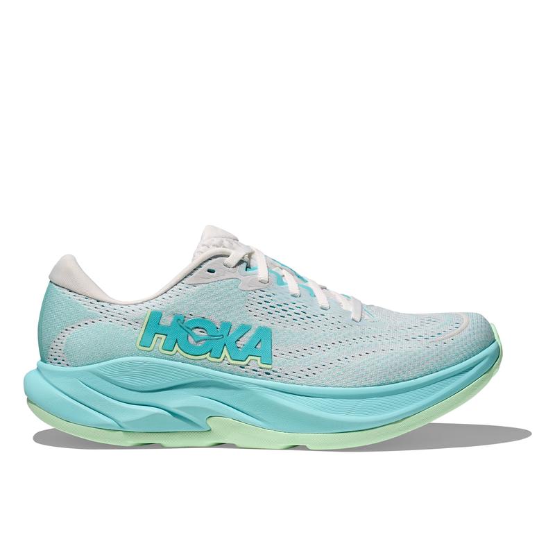 Hoka OneOne女款轻便跑步鞋透气舒适缓震设计耐磨防滑鞋底 FROST_/_BLUE_SPARK 38