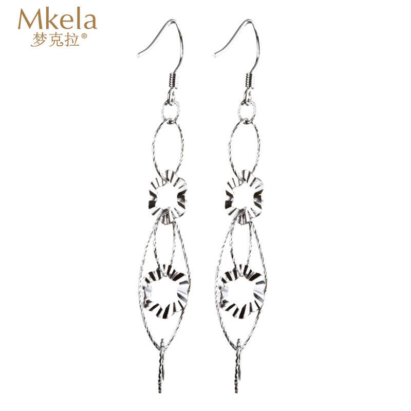 梦克拉Mkela 银耳坠长款女 随风 波西米亚风 银耳钉
