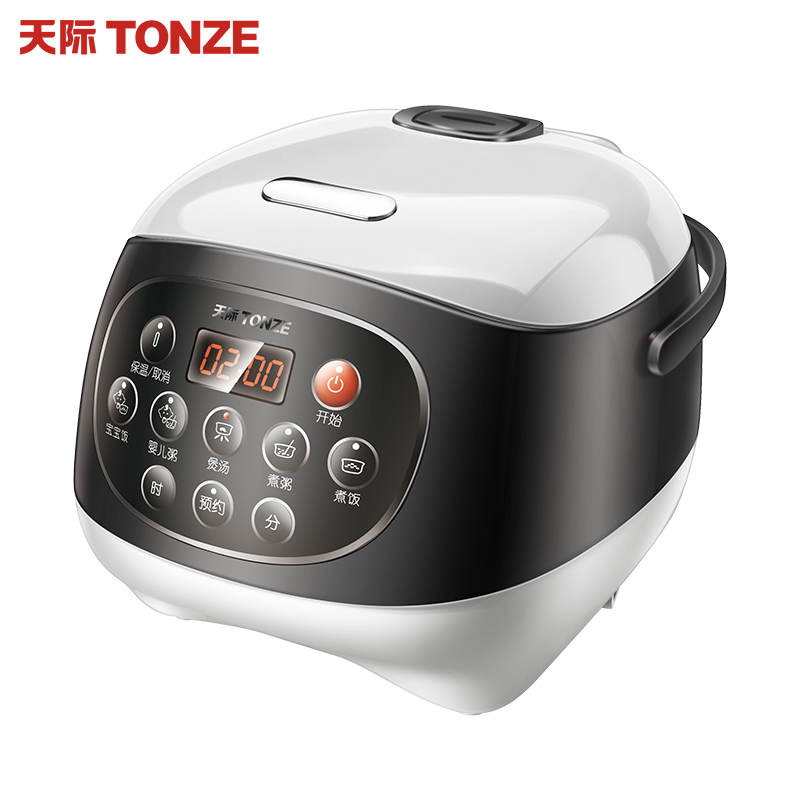 天际FD20A-W三维立体加热电饭煲陶瓷内胆煮饭BB粥煲汤电饭锅迷你婴儿辅食煮饭锅小型家用2-3人全自动预约功能2L