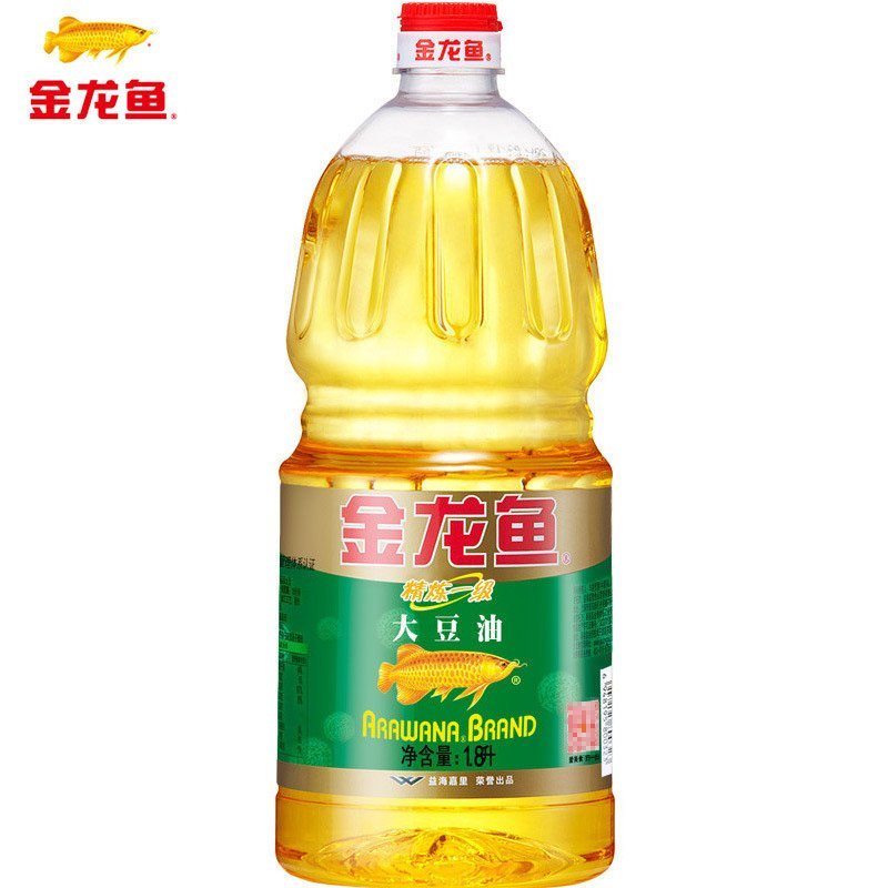 金龙鱼大豆油精炼一级 1.8L