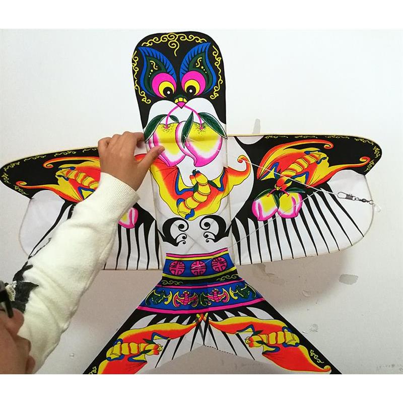 潍坊正宗传统手工立体沙燕风筝 竹条骨架可放飞 纸鸢儿童燕子风筝