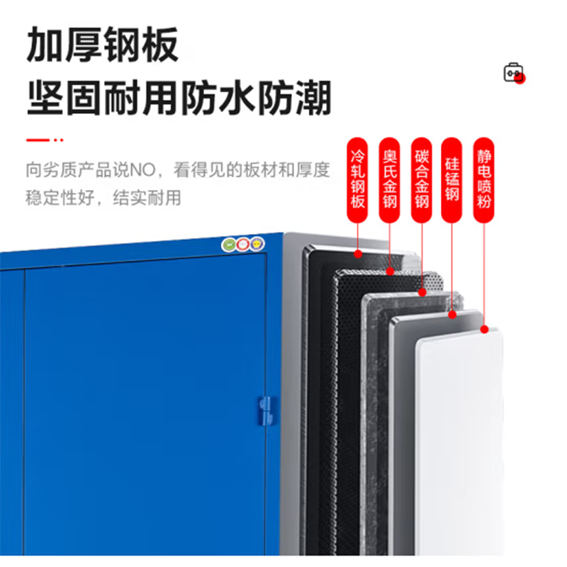 鑫金虎 工具柜收纳储物柜P2 1000*500*1800mm高清大图