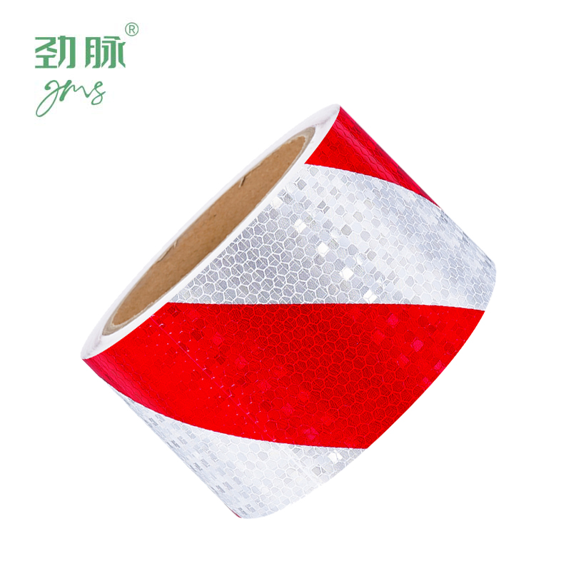 劲脉 反光警示带 红白斜纹-长10M*宽10CM 卷高清大图