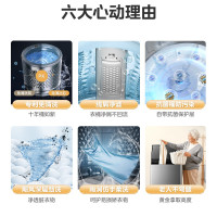 美的(Midea)洗衣机全自动波轮9公斤大容量升级 专利免清洗十年桶如新 宿舍租房家用MB90V39E家电国家政府补贴