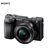 索尼Alpha 6400 半画幅微单数码相机 A6400L 黑色(SEL1650镜头 ILCE-6400L/A6400/α6400)