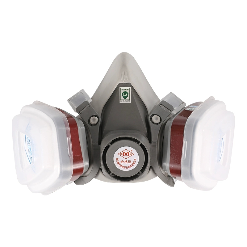 梅安6200防毒面具喷漆甲醛工业化工气体煤矿防粉尘口罩高清大图