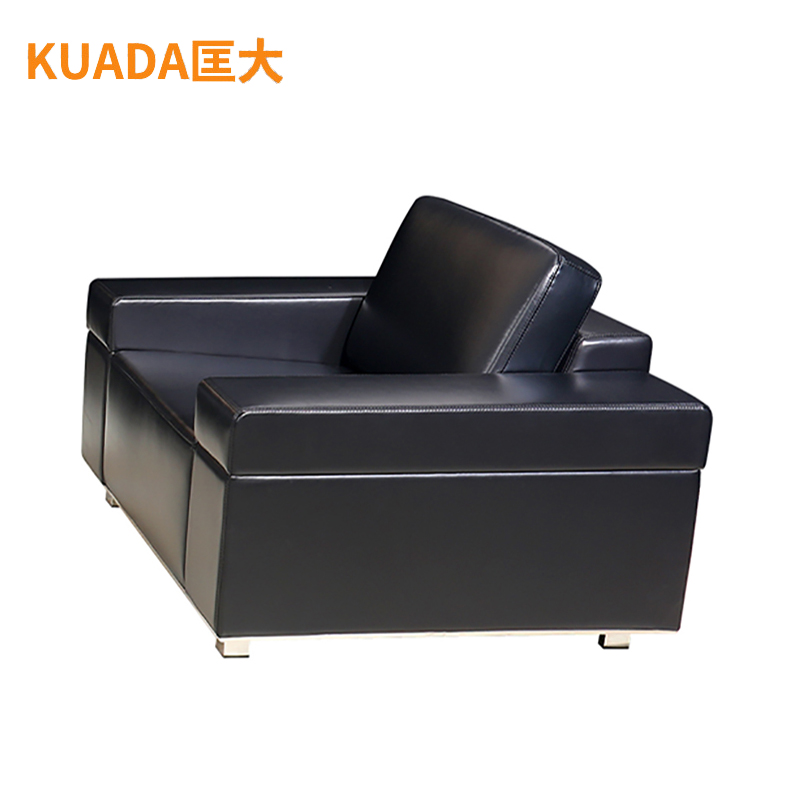 匡大 酒店沙发办公沙发 皮艺沙发 办公室接待沙发 牛皮 单人位 KDT295高清大图