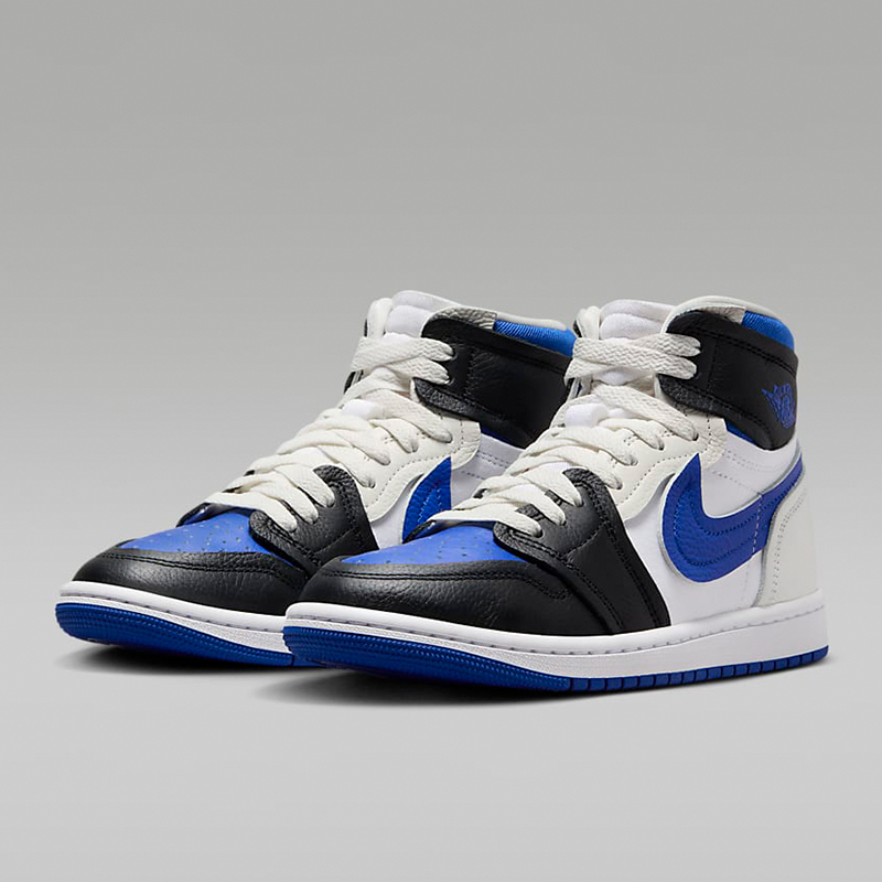 nike耐克女鞋airjordan1aj1白蓝黑高帮运动篮球鞋fb9891041