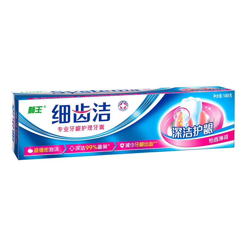 狮王(Lion)细齿洁专业牙龈护理牙膏(怡香薄荷)140g