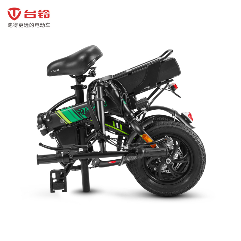 台铃(TAILG)代驾王新国标电动自行车 迷你代步碟刹折叠便携电单车 12A锂电池成人小型电动车电瓶车