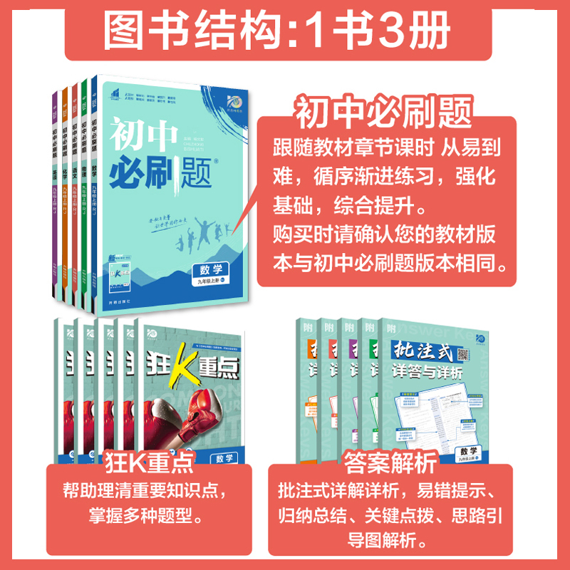 提示:默认(勿拍) 七年级下 [正版]全套任选2025初中下册上册七年级八.九.年级数学语文英语物理政治地理历史