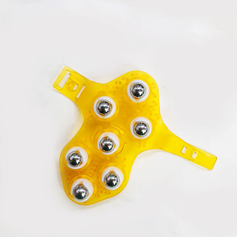 瘦小腿手臂滚轮腿部通淋巴滚珠神器手动按摩七龙珠按摩器 按摩珠2个装