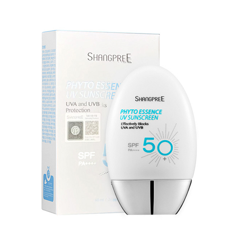 SHANGPREE香蒲丽保湿焕彩防晒霜60ml 清爽隔离植物防紫外线 防水防汗无油配方SPF50+