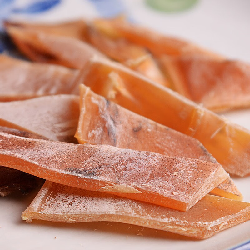 绿帝大墨鱼干体型完整肉厚坚实肉质清晰味道鲜美鲜嫩有嚼劲400g高清大图