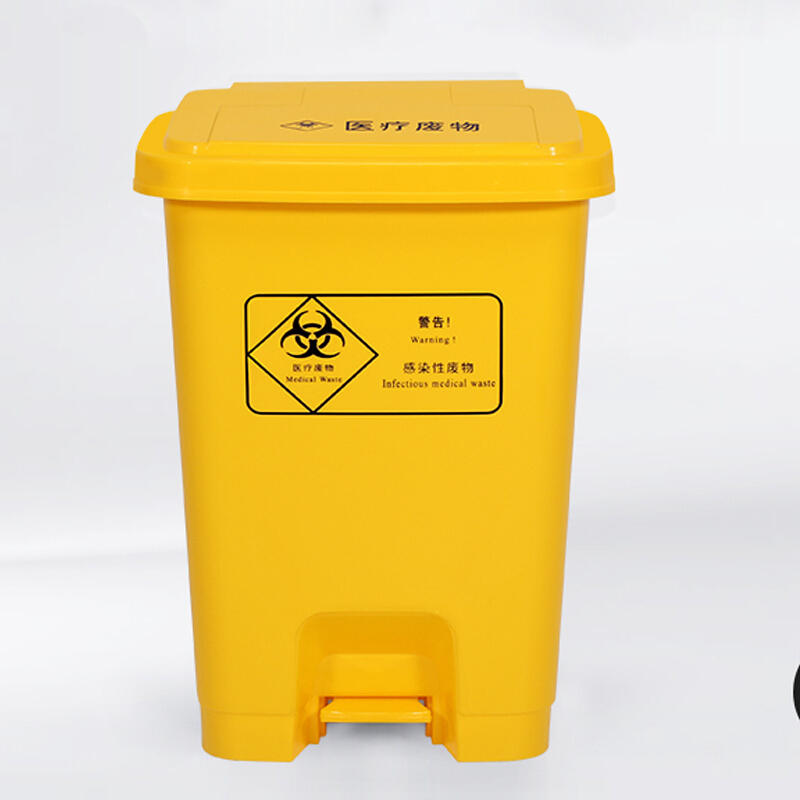 拍米塑业(PAI MI PLASTIC)医疗用黄色垃圾桶240L