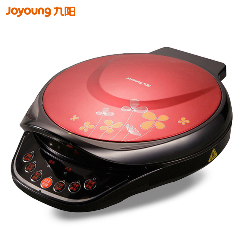 九阳(Joyoung)煎烤机 JK-32E69 32cm不粘涂层上下盘单独加热易清洗微电脑式 双面悬浮 创新导油槽电饼铛高清大图