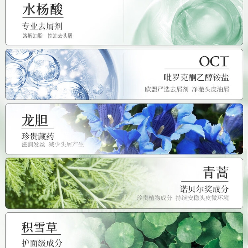 三个魔发匠菁萃净澈去屑洗发水 400ml高清大图