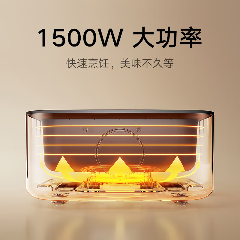 小米mi智能多功能电炖锅1.8L一键操作360度环绕加热触控面板高档简约紧凑设计高清大图