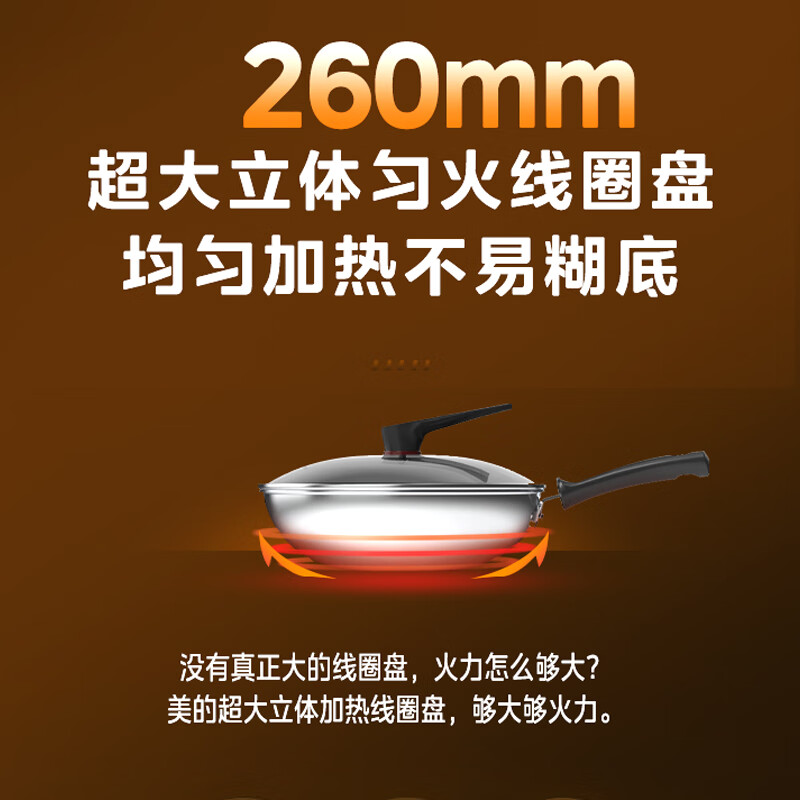 美的(Midea)电磁炉双灶家用大功率3500W电陶炉 一平一凹嵌入式不挑锅 智能触控滑控 MC-DZ35D06Q高清大图