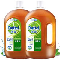 滴露Dettol 消毒液 1.5L*2 家居衣物除菌液 宠物除菌液消毒水玩具洗衣机用杀灭螨虫、除螨