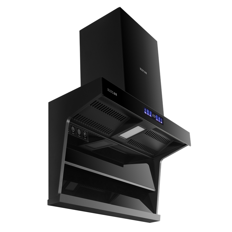 华帝百得best油烟机cxw280u203s大吸力自清洗顶侧三吸烟机
