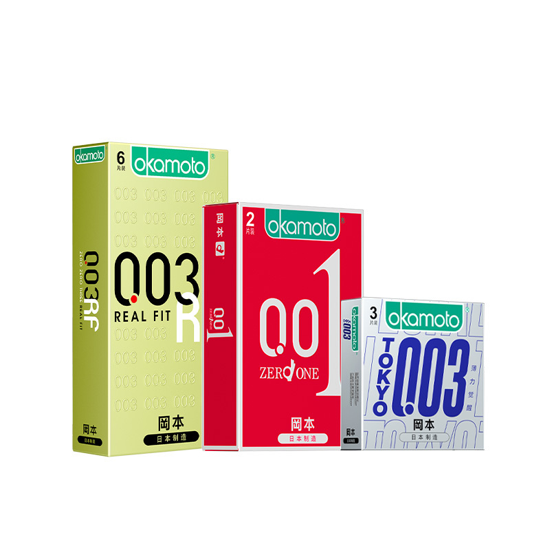 冈本OK避孕套[001超薄组合]11片装持久装避育套安全套男超薄安全旗舰店正品避y套男