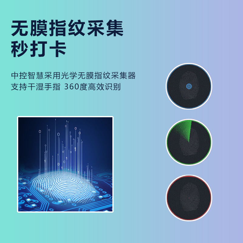 得力(deli)F7PLUS指纹考勤门禁一体机 指纹门禁系统主机
