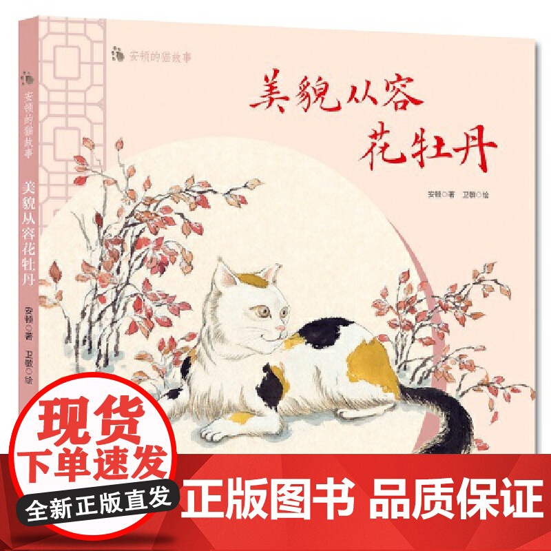 安顿的猫故事--美貌从容花牡丹高清大图