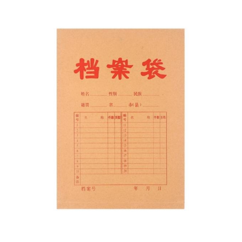 洁能尚 JNS0445 340*240*100mm 300g 10个/包 档案袋(计价单位:包)牛皮纸色高清大图