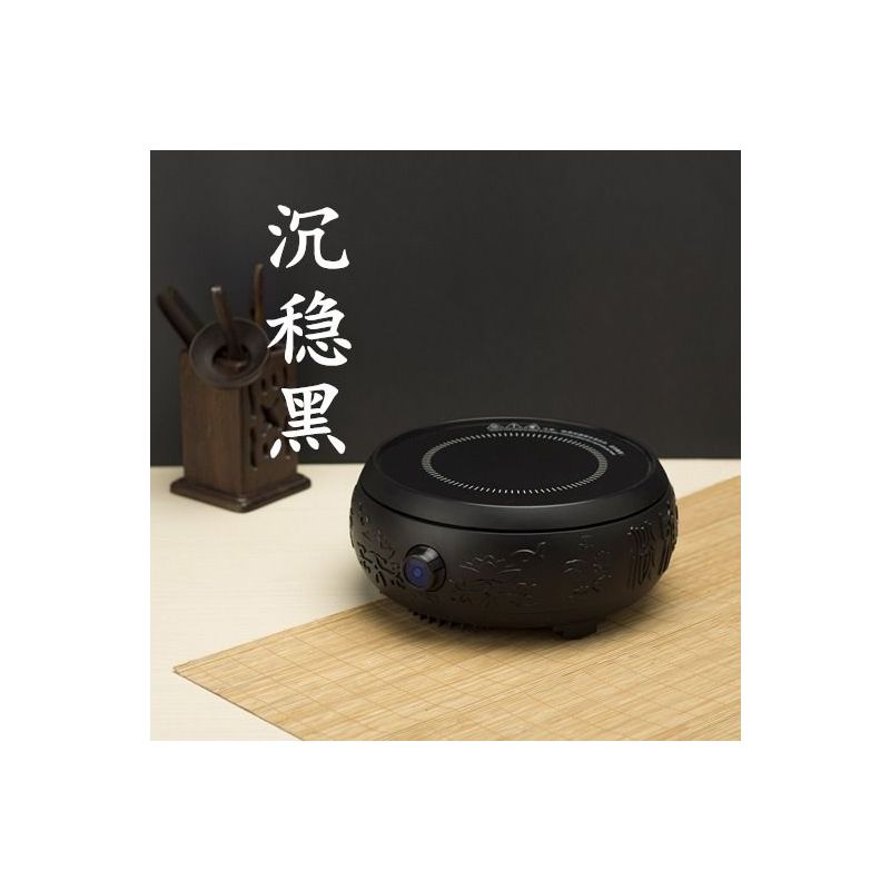 电陶炉茶炉铜铁玻璃陶瓷烧水壶煮茶器家用无辐射静音迷你电茶炉|沉稳黑