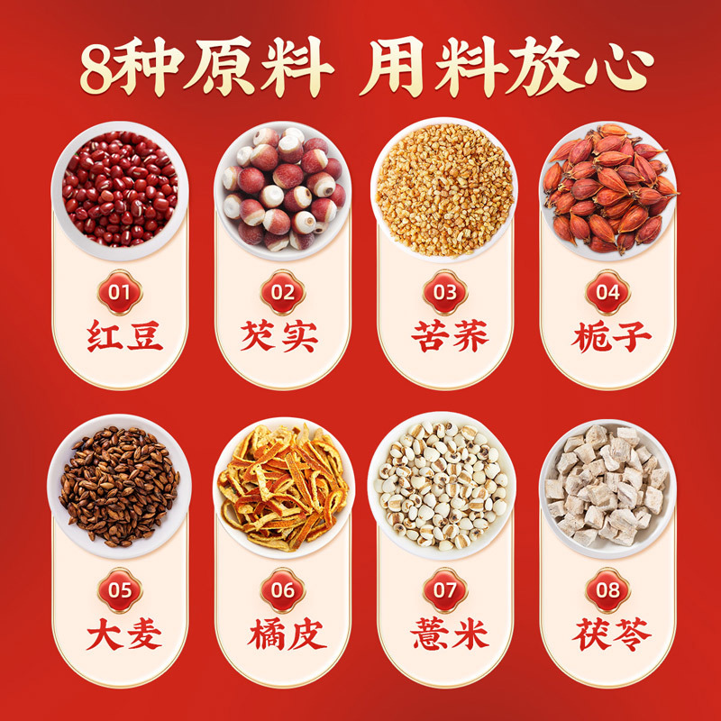 内廷上用芡实茯苓薏米茶150g袋装*5