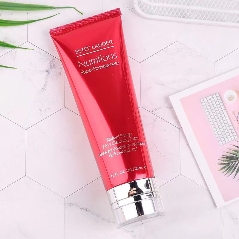 雅诗兰黛EL鲜活亮采红石榴二合一洁面乳125ml/支 H0159高清大图