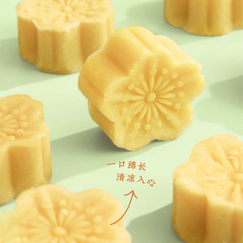 雅觅豆糕传统手工点心添加进口安佳黄油糕点原味低糖绿豆糕320g高清大图