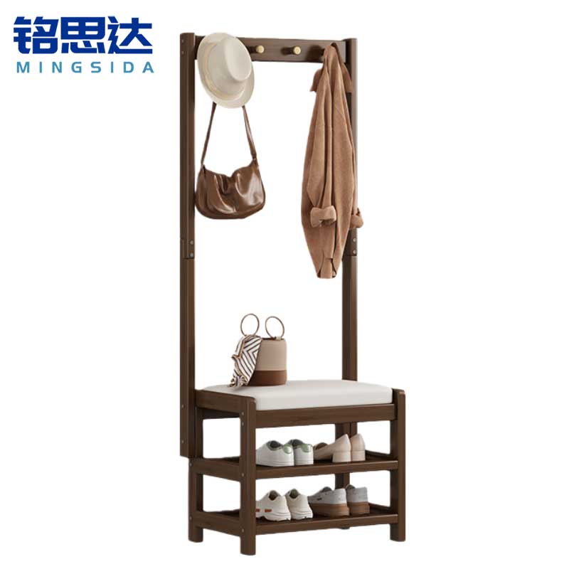 铭思达 衣帽架换鞋凳高清大图
