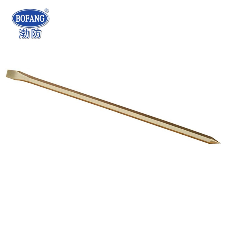 渤防（BOFANG）1239 防爆六方尖撬棍六愣撬棒尖撬棍铝青铜 25*600mm
