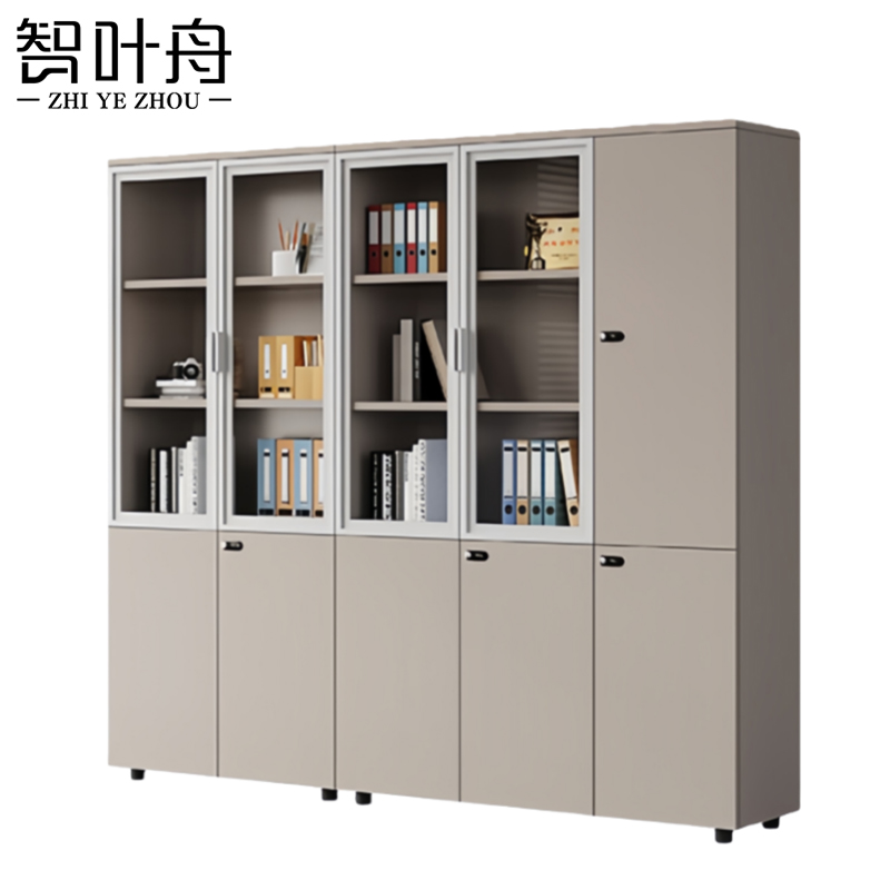 智叶舟资料柜五门200*40*200cm台高清大图