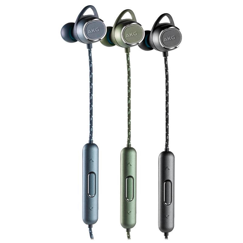 AKG N200 WIRELESS入耳式无线蓝牙耳机 磁吸运动耳机 参考级HIFI音质 手机可通话 曜石黑