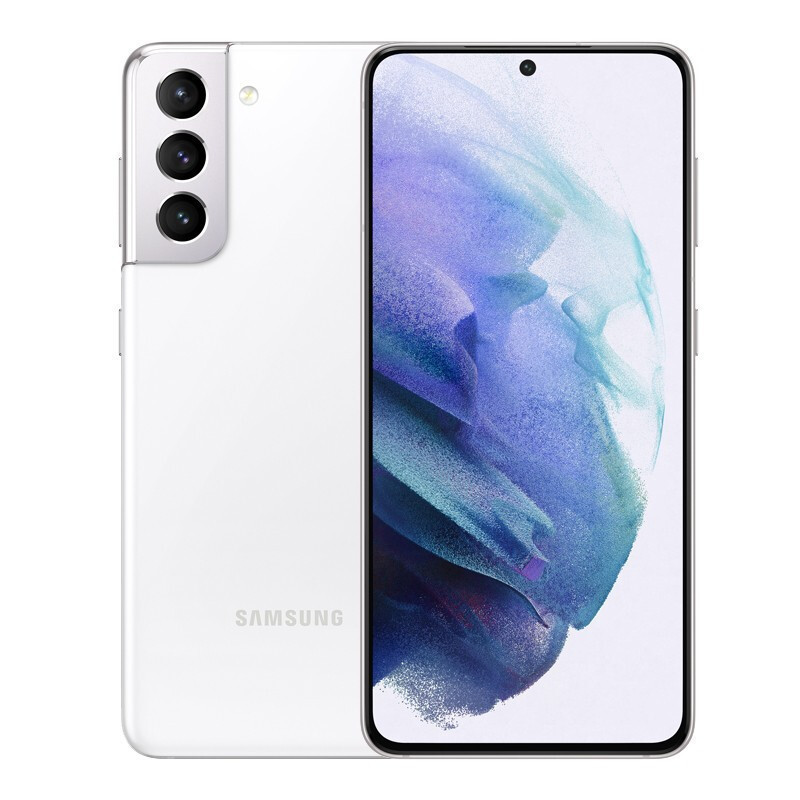 三星 Galaxy S21 5G(SM-G9910)双模5G 骁龙888 120Hz 游戏手机 8G+256G 丝雾白