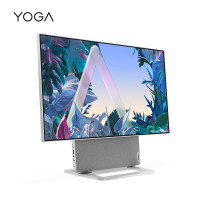 联想(Lenovo)YOGA 27 R5-6600H 16G 1TB)水月银 致美一体机台式电脑台式机