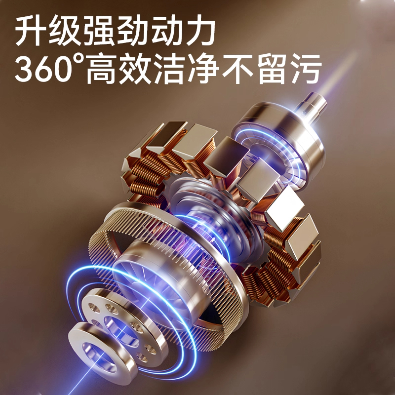 白色·卡兰蒂迷你洗内衣裤洗衣机双杯简约标准款4高清大图