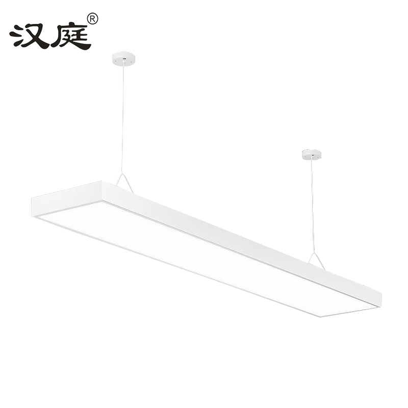 汉庭 LED白色办公吊灯 120*5*4cm-24w高清大图