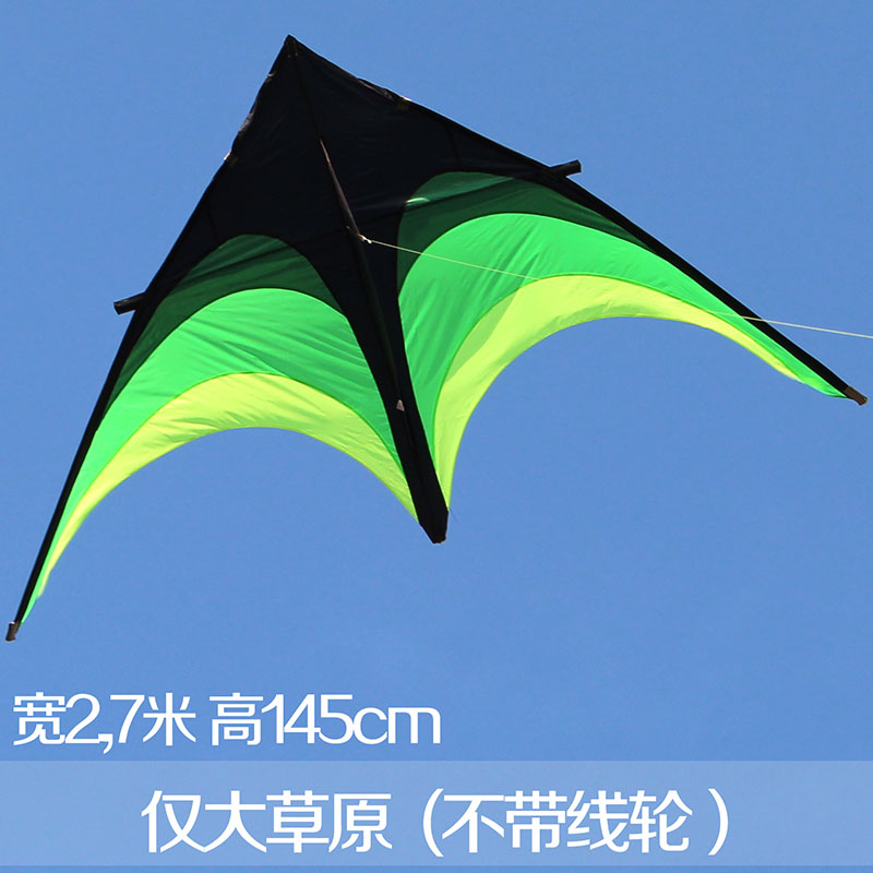 新款潍坊风筝大型大原风筝儿童成人三角好飞易飞风筝送长尾创意 三维工匠 仅大草原(不带线)高清大图