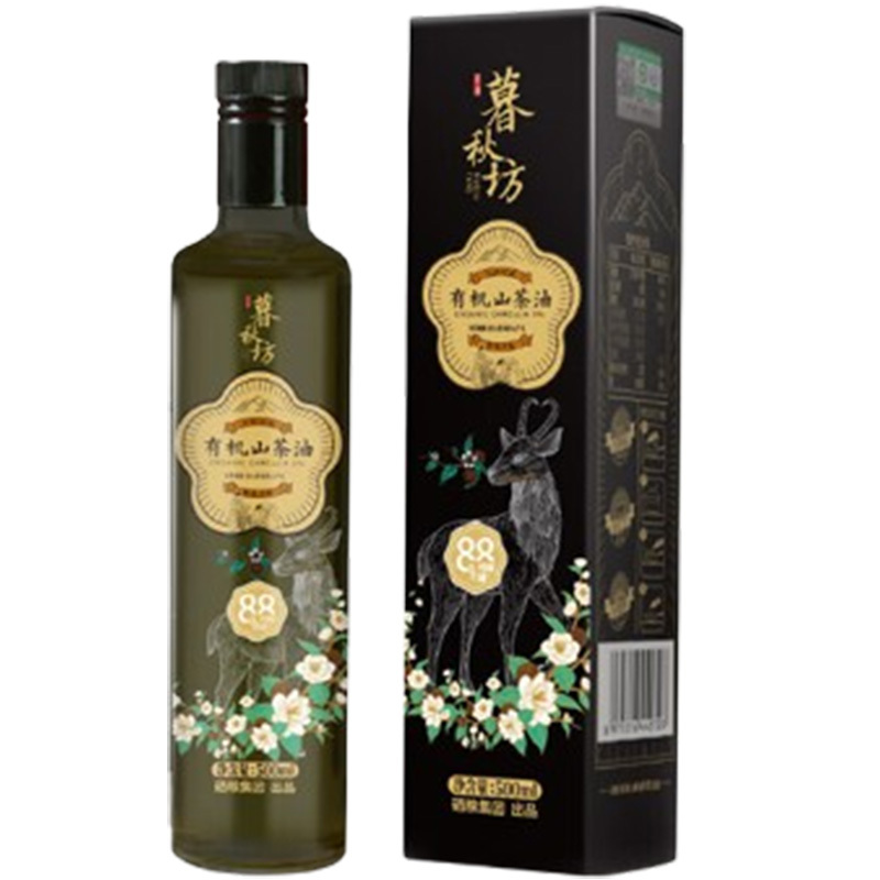 陇间柒月暮秋坊山茶油低温压榨传统冷榨有机山茶油500ml