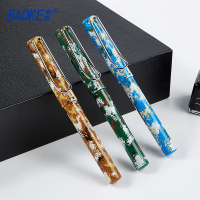 宝克(baoke)迷彩钢笔PN1003吸墨式水笔学生用笔办公文具用品自来水笔练字书法笔
