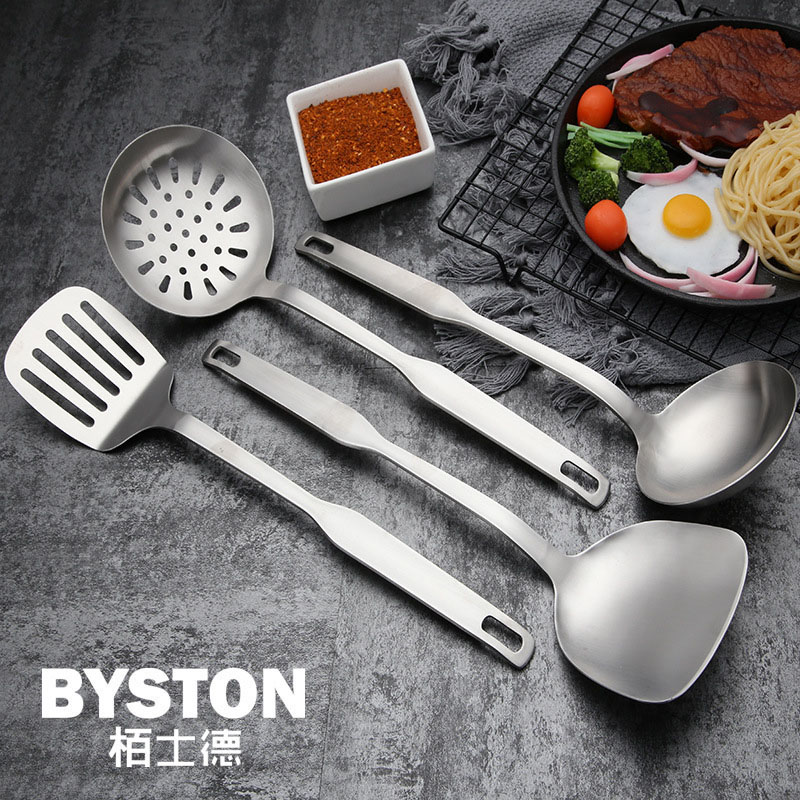 栢士德(BYSTON) 不锈钢炊具四件套 BST-051A高清大图