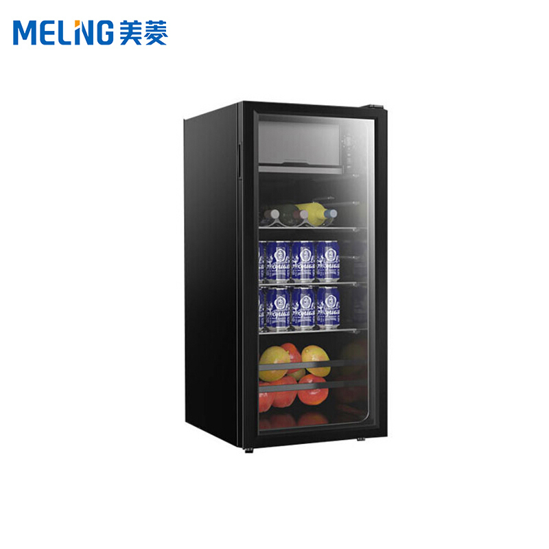 美菱(MELING)68升欧式冰吧 家用时尚小冰箱 迷你酒柜 家用母乳冰柜