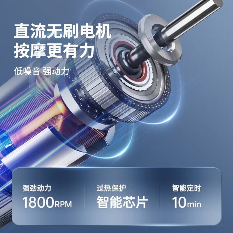 BLAUPUNKT德国蓝宝颈椎按摩器肩颈按摩器斜方肌脖子肩部背部颈肩背一体颈部按摩仪PJ01A热敷富贵包按摩披肩肩颈腰高清大图