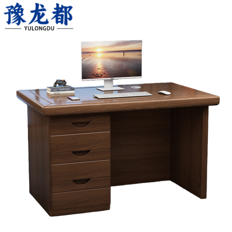 豫龙都办公桌 1000*600*750mm张高清大图