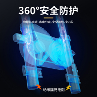 格林姆斯(GLEMOS) 即热式电热水器 7500W 淋浴洗澡家用 3秒即热 变频恒温 水电分离 WZL9-75 黑色